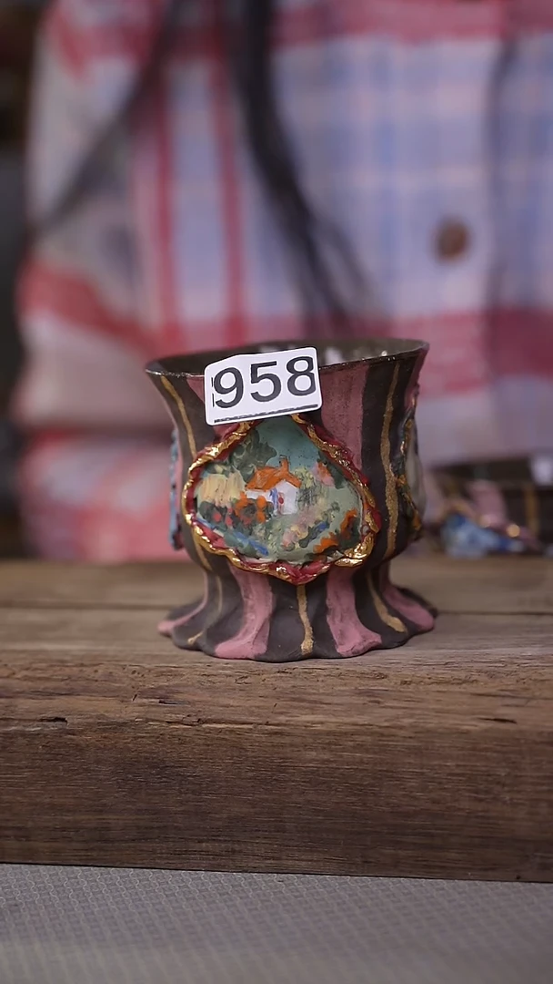 【闪购商品】瓷片福利！设计师手绘壁画咖啡杯