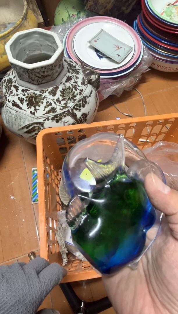手工艺品琉璃江*摆件