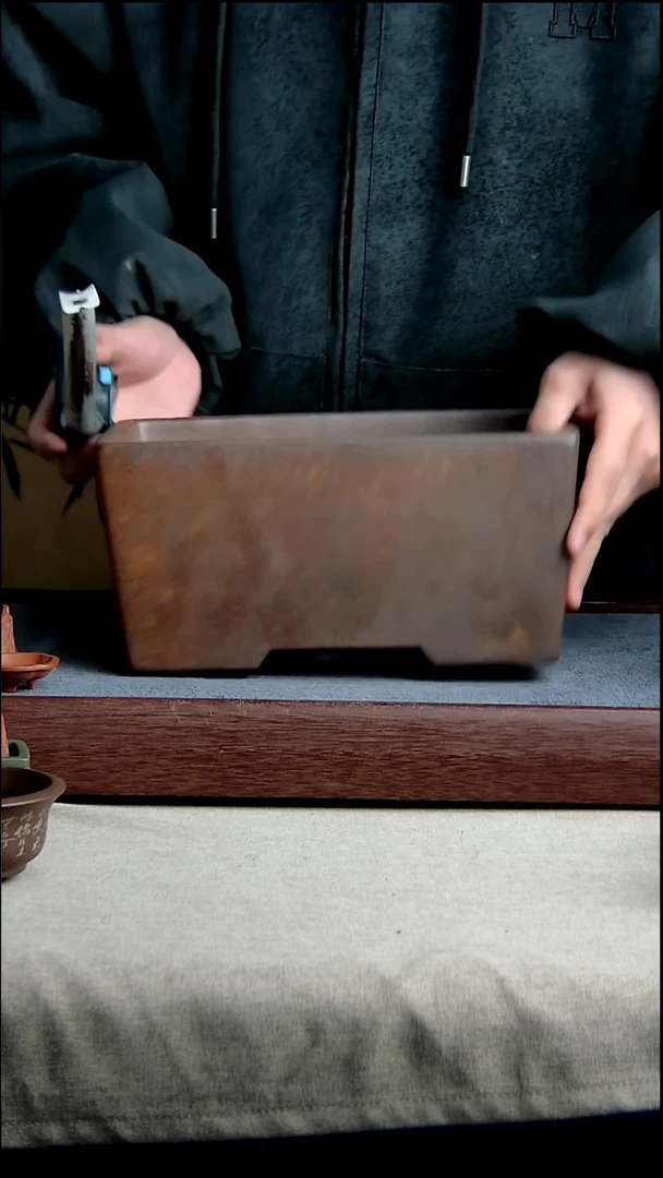 紫砂花盆25*16.5*11.5内径紫砂花盆