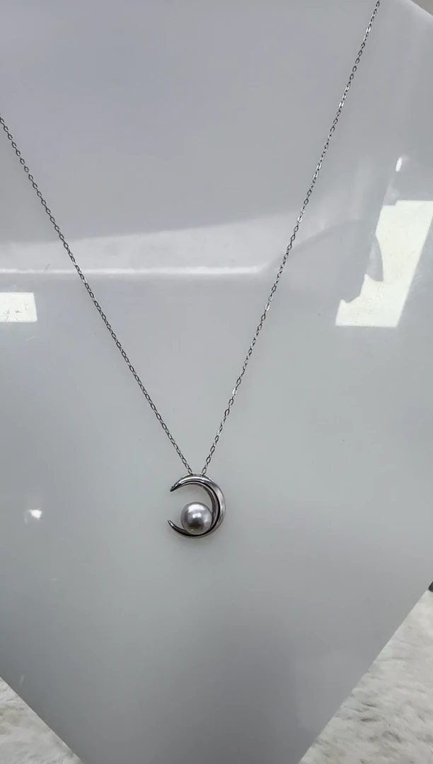 【闪购商品】海水珍珠DA银S925镶嵌c1225 灰珠