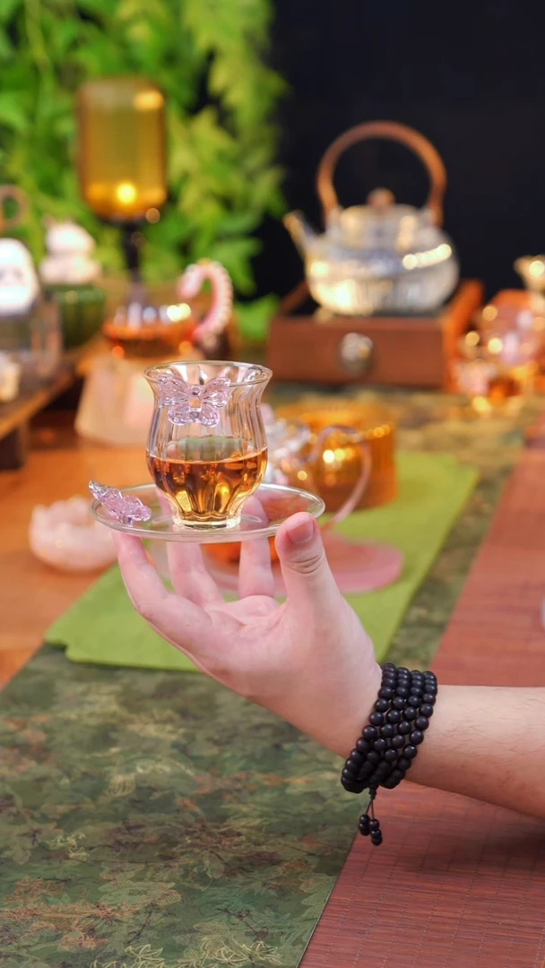 新款蝴蝶水仙杯杯140ml