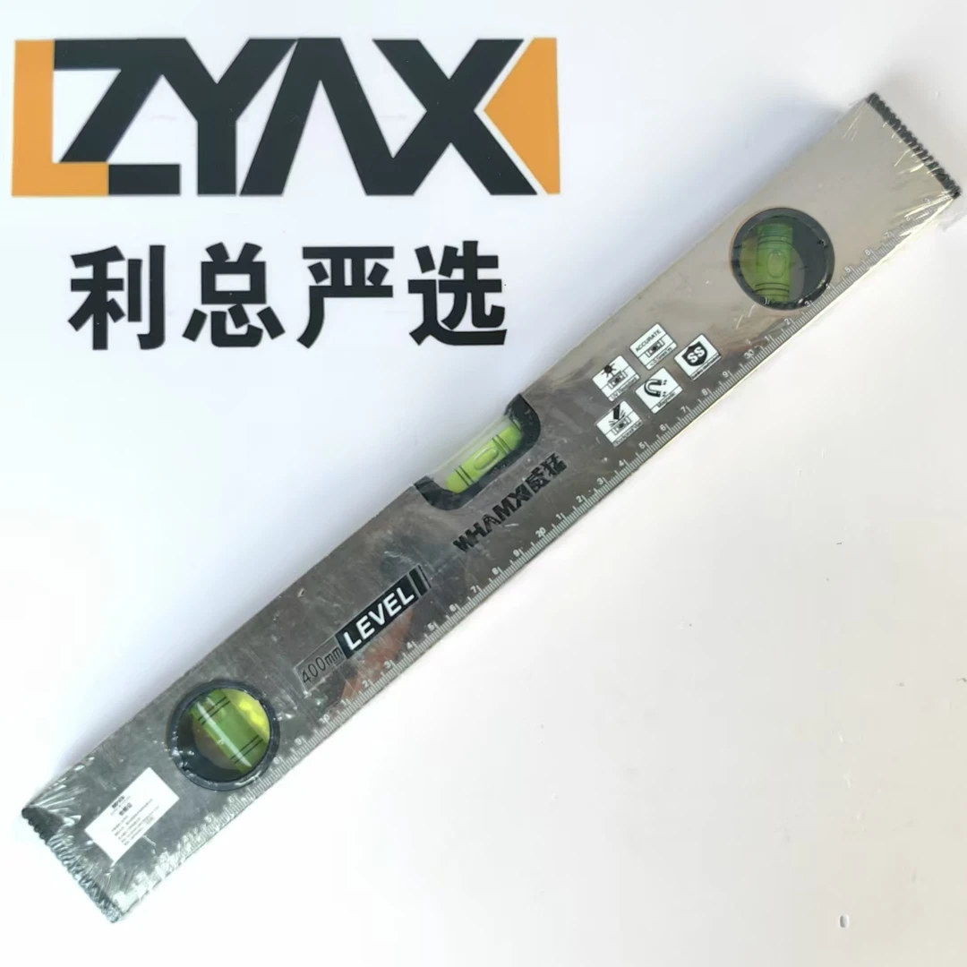 dj 威猛不锈钢强磁水平尺400mm