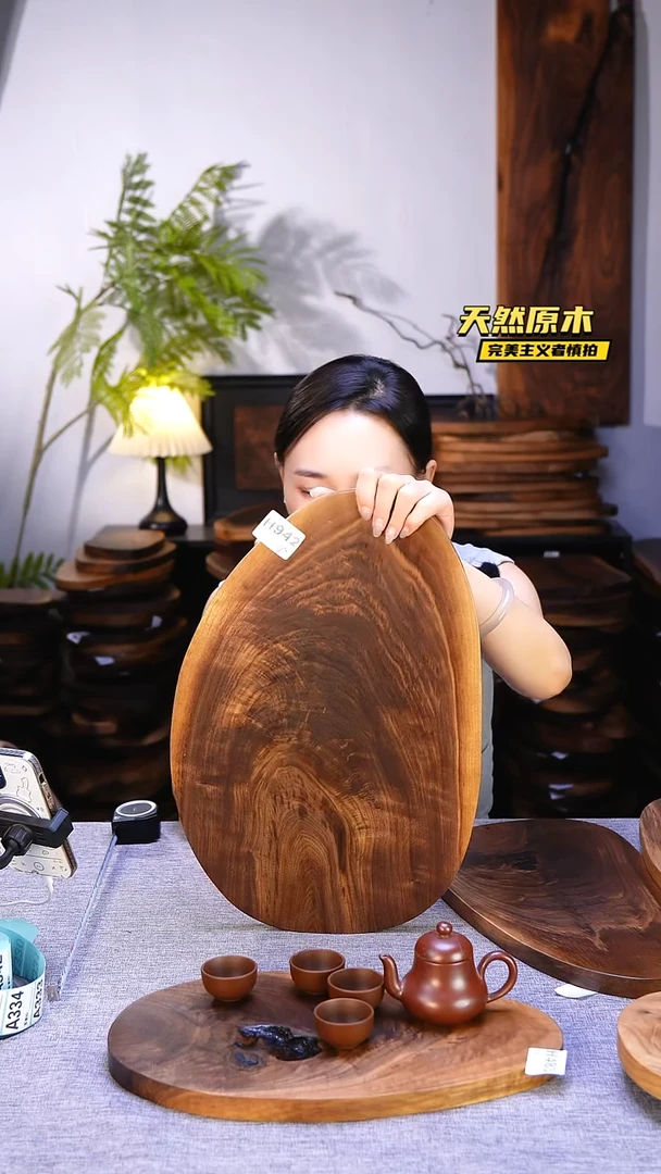 木北美黑胡桃原木.干裂疤结不属于商品质量问题完美主义者慎拍
