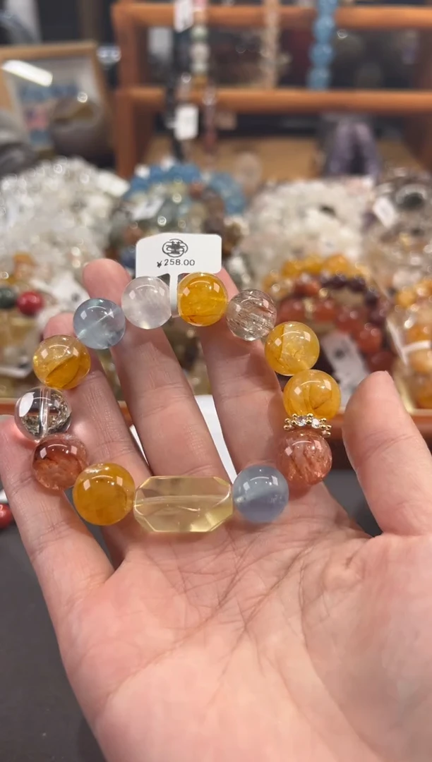 【闪购商品】水晶手链合金定制款 金鱼