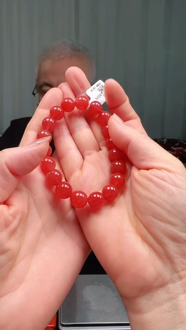 未镶嵌多样性发一件南红玛瑙10mm保山圆珠单圈