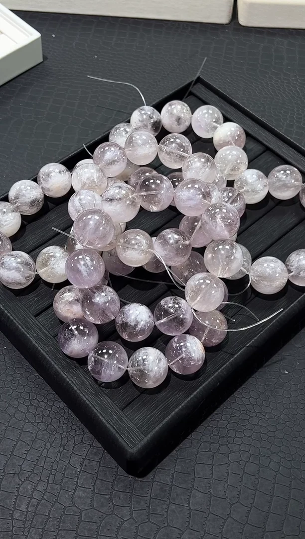 水晶手链未镶嵌40b多样性发其一【1条】默认微瑕23mm