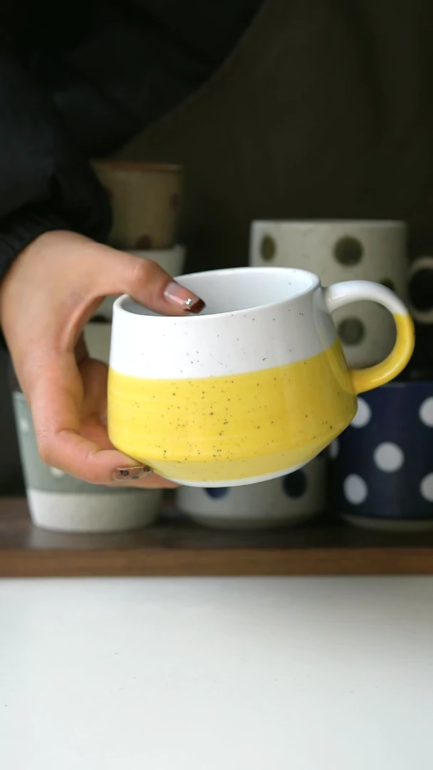 【闪购商品】陶瓷040粗陶马克杯微瑕@4-2@