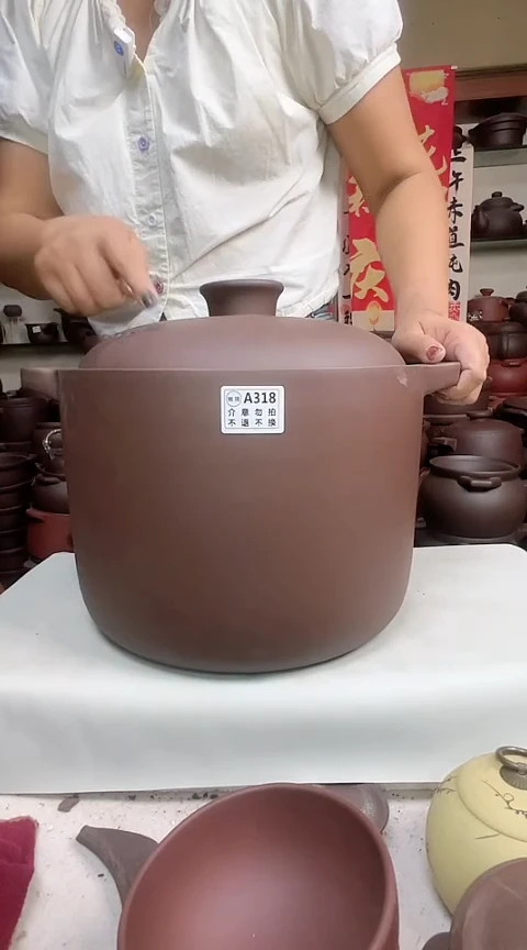 宜兴紫砂微瑕12升直筒A318