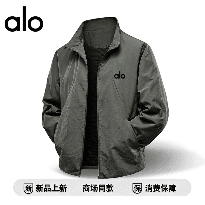 【官方奥特莱斯】品牌折扣 秋季工装立领男士夹克时尚百搭防风外套