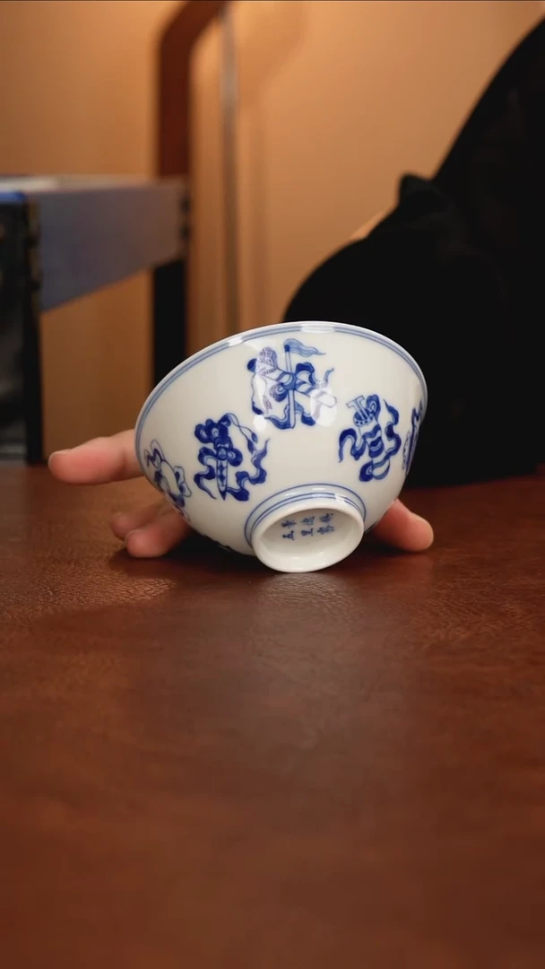 景德镇瓷器，青花瓷手绘茶具~