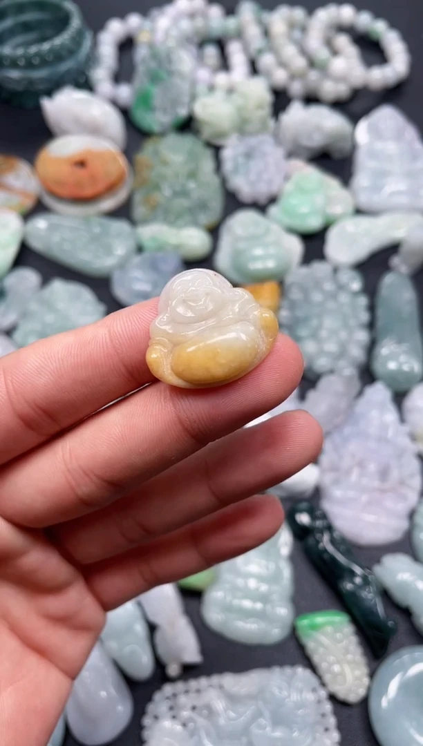 翡翠未镶嵌颈饰天然翡翠a货