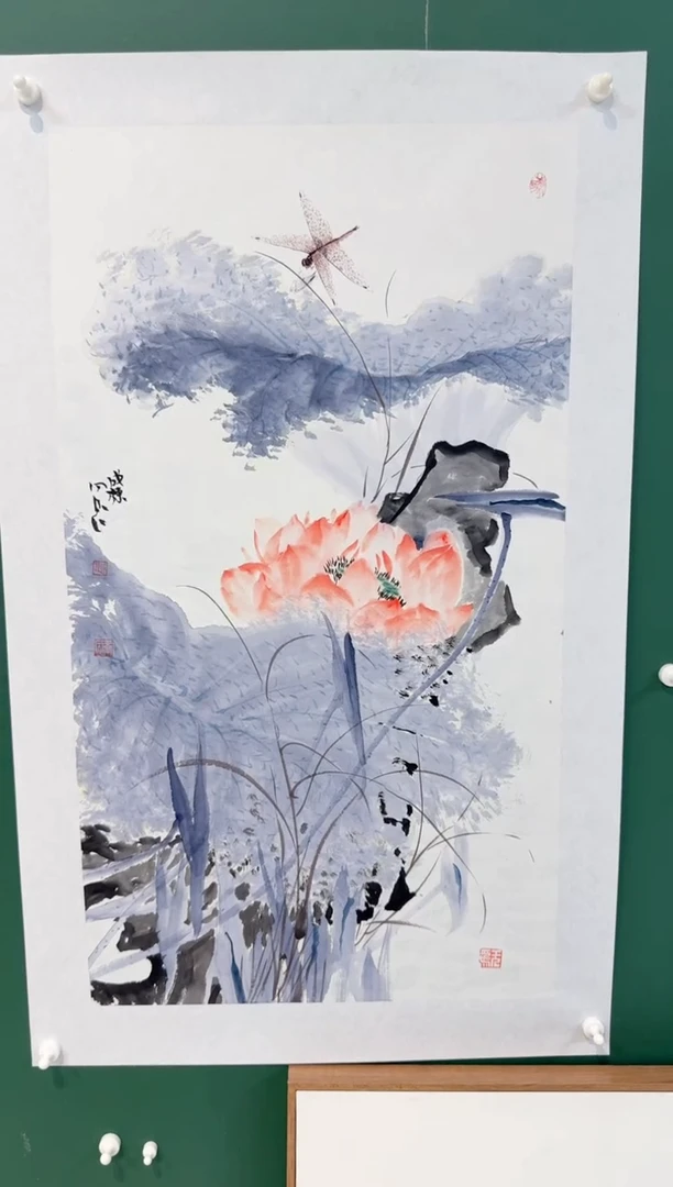 国画王成栋带合影