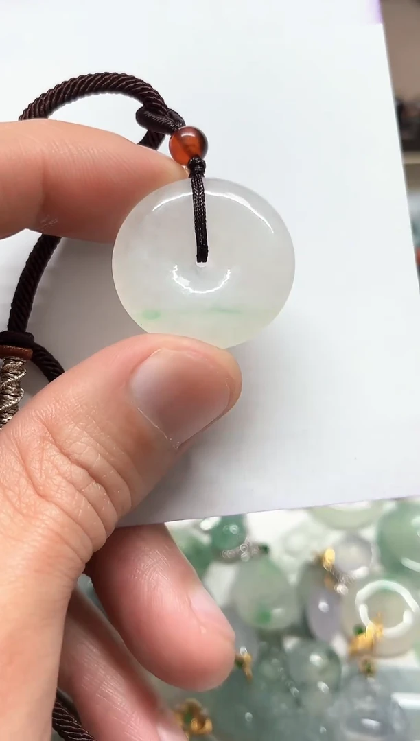 【闪购商品】翡翠颈饰未镶嵌天然缅甸A货翡翠吊坠