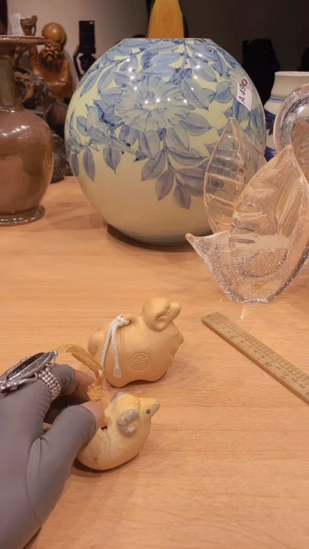彦*子置物木器茶具摆件
