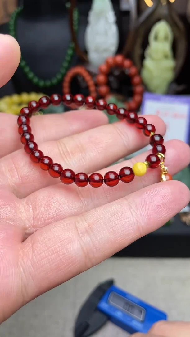 【闪购商品】琥珀手链未镶嵌手串
