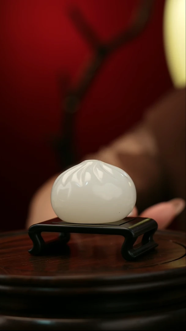玉【小福包】天然玉石摆件