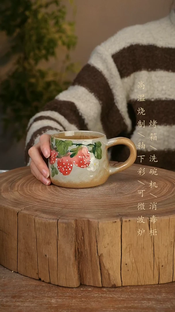 碗瓷景德镇手工手绘高温瓷釉下彩