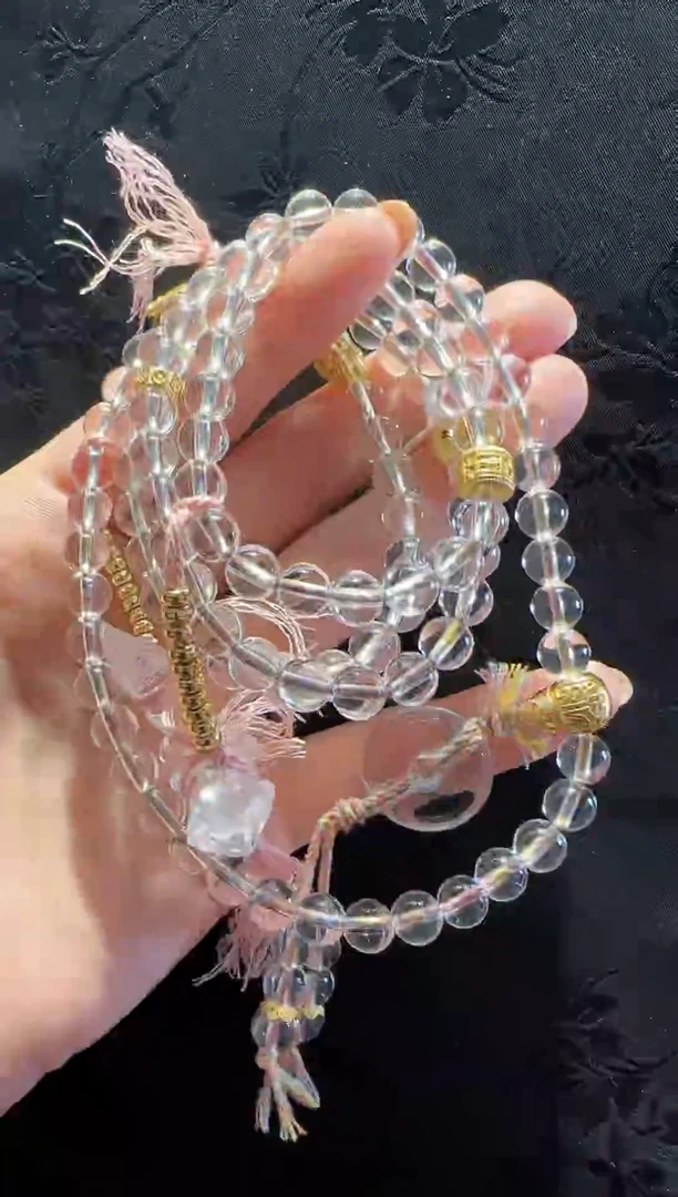 颈饰银S925镶嵌水晶白水