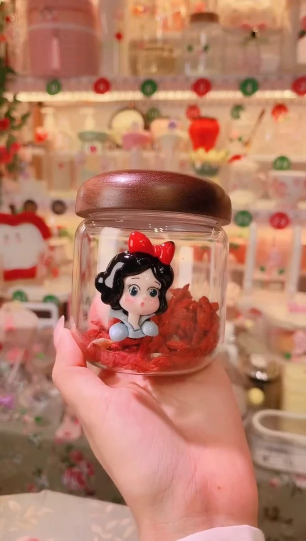 摆件品质好发货快放心拍！白雪公主密封罐
