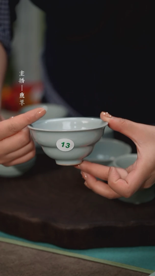 【闪购商品】13-1葫芦杯-汝瓷朱钰峰-羊