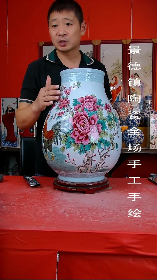摆件景德镇陶瓷 全场手工手绘3