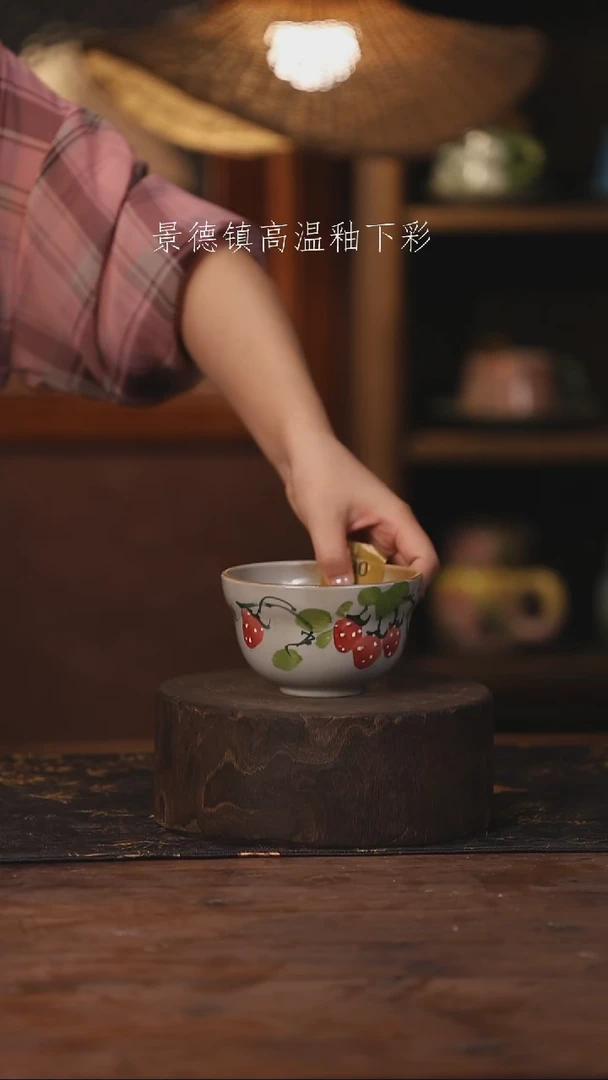 陶瓷景德镇高温釉下手绘陶瓷130