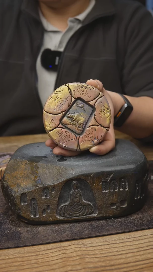 甘石陶艺麻线鼓款299