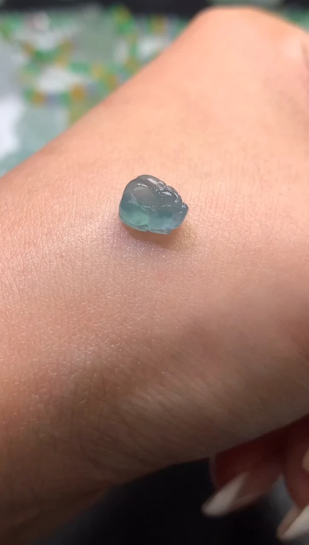 未镶嵌定制翡翠毛货 8-6.8-4.9