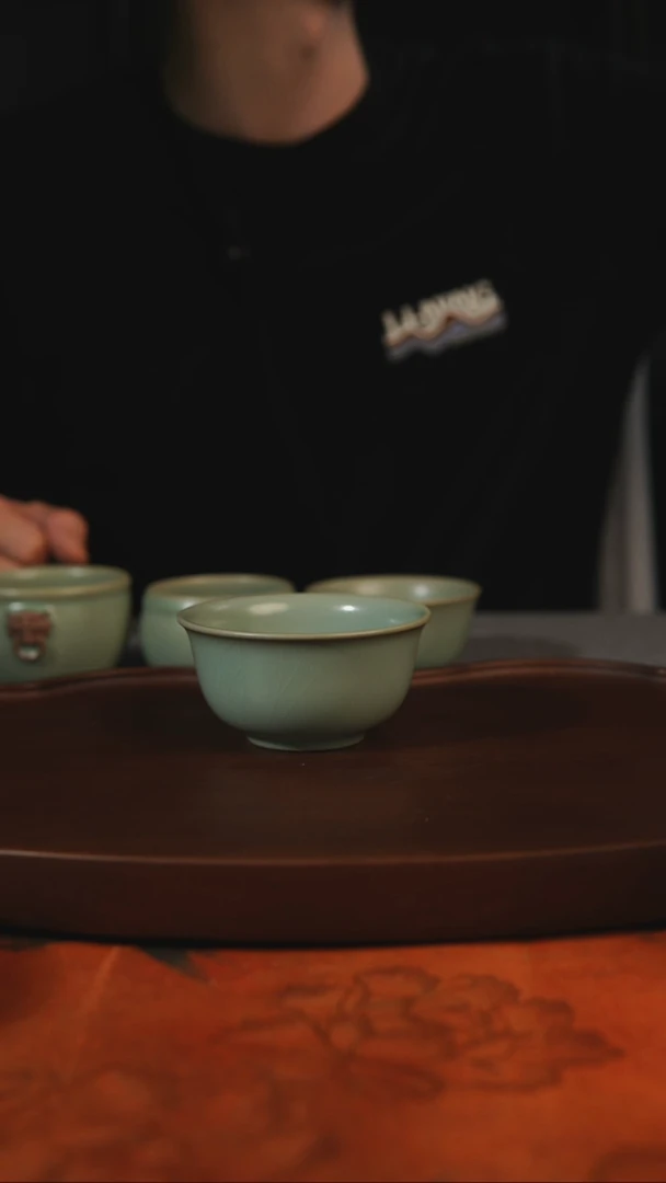 杯子=*=压手  汝州原产地原矿仿古老釉