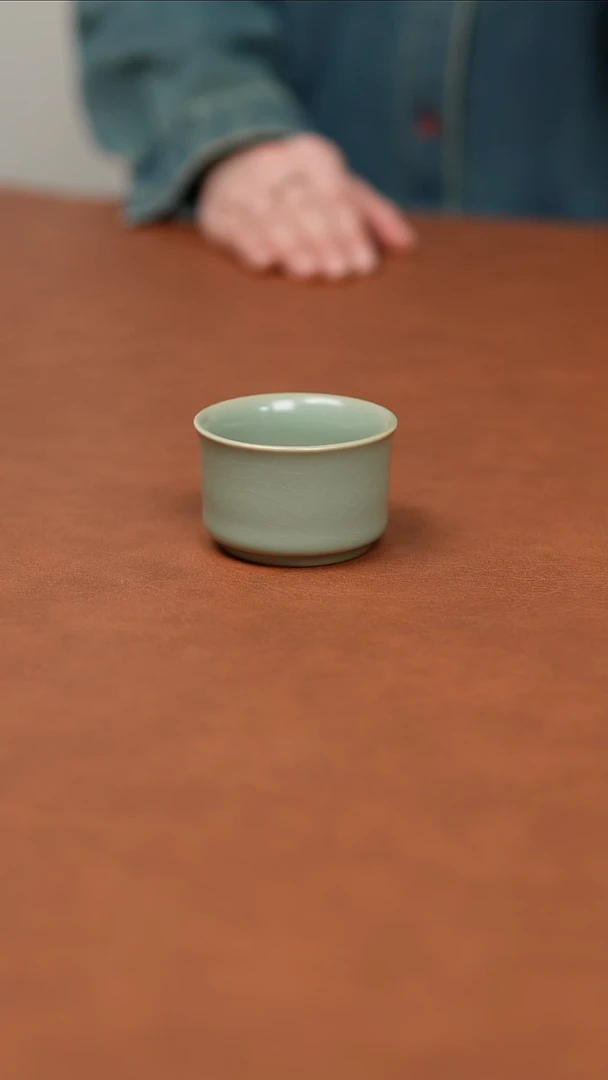 富山严选原矿汝瓷马蹄杯