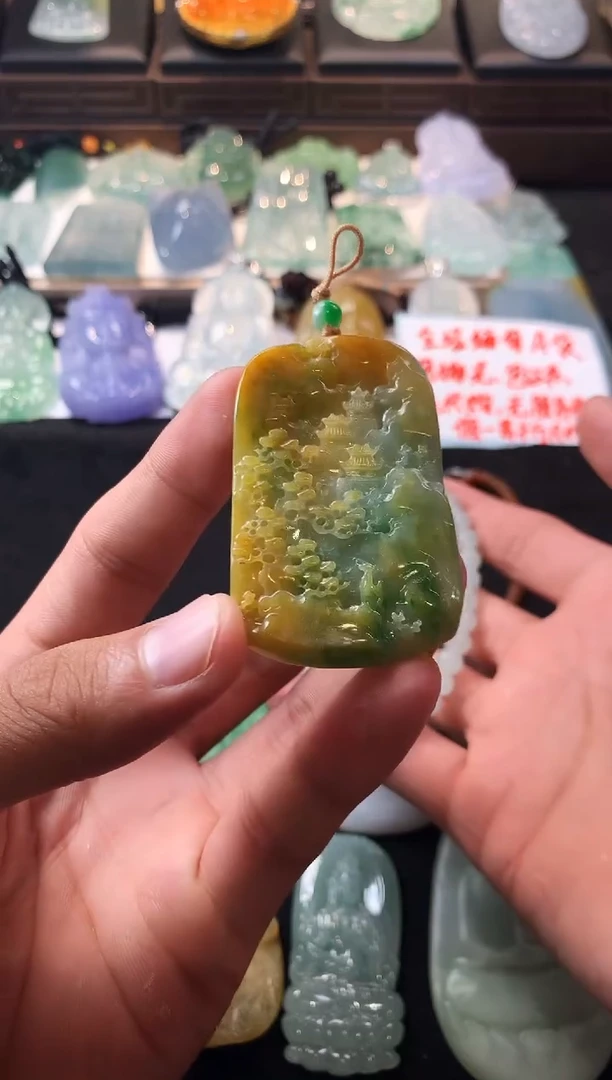 未镶嵌定制翡翠s****n  6960毛货不退不换