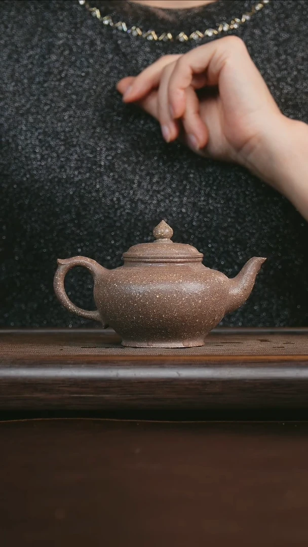 茶壶紫砂艺品紫砂 精选雪花段 笑樱170cc