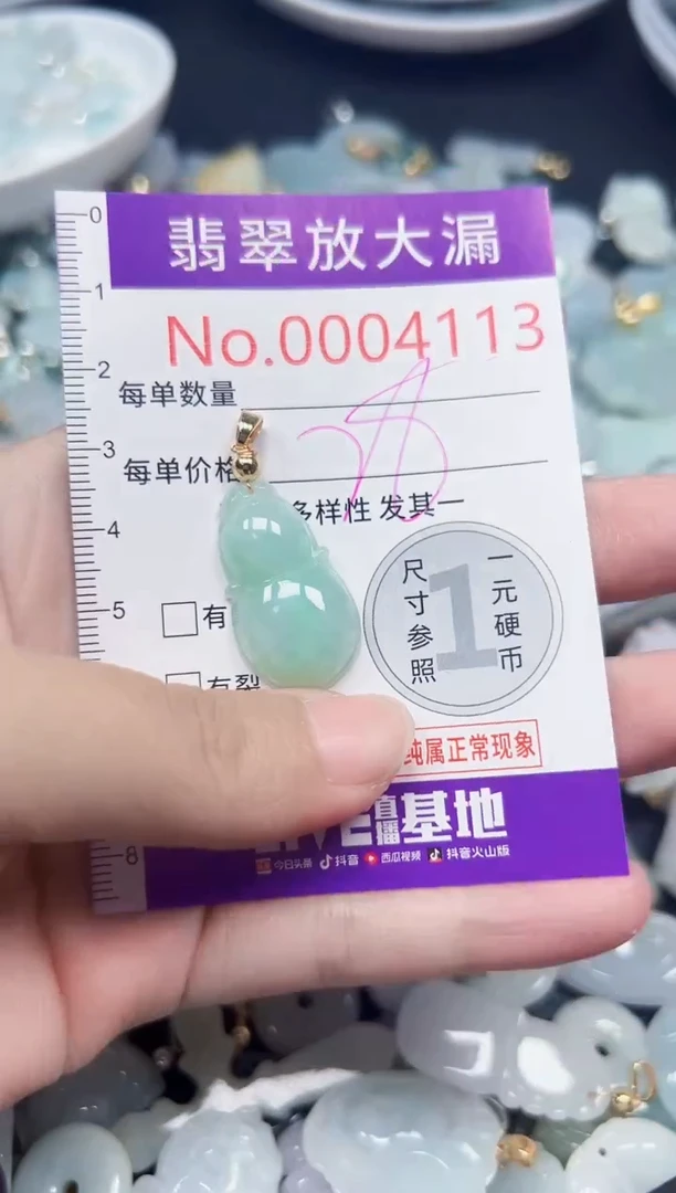 颈饰未镶嵌翡翠4113