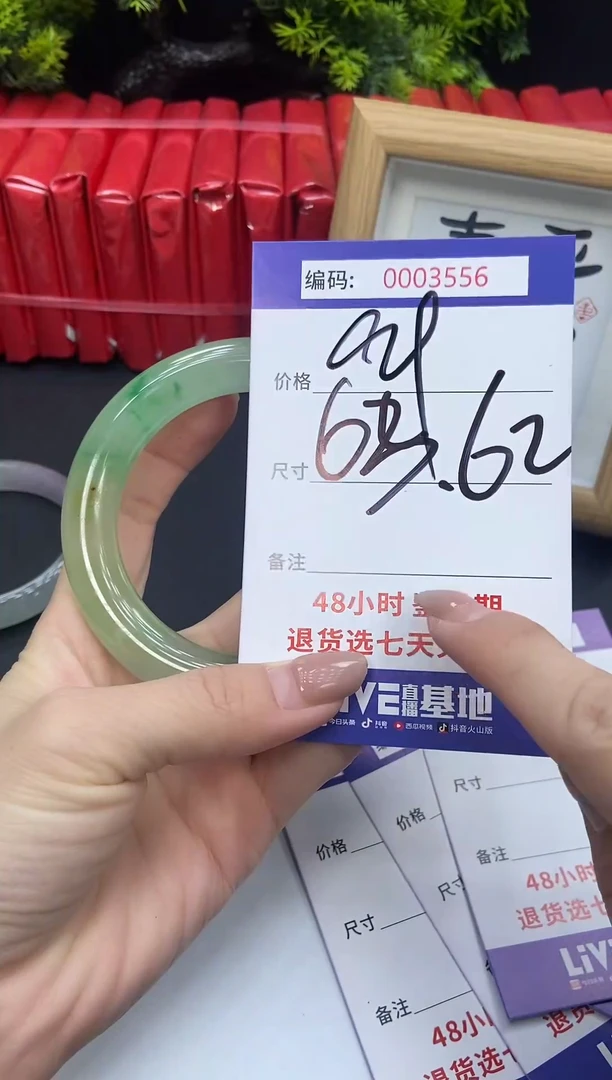 未镶嵌手镯翡翠0003556