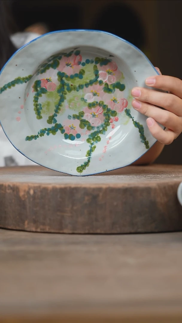 瓷片景德镇高温釉下彩（食品级）