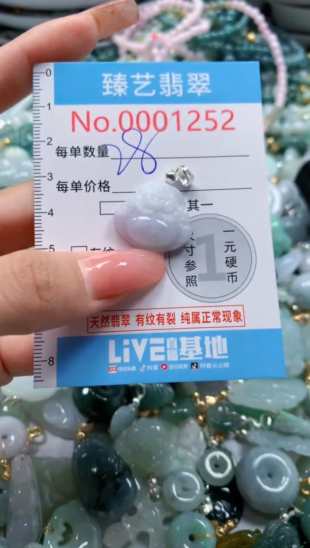 翡翠未镶嵌颈饰1252