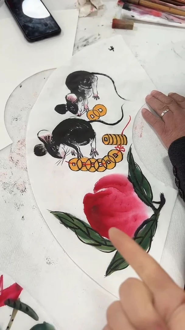 国画李火庆/国画/花鸟