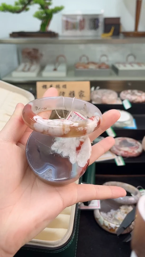 未镶嵌手镯石英质玉61圈口（赠品镯心）s98332