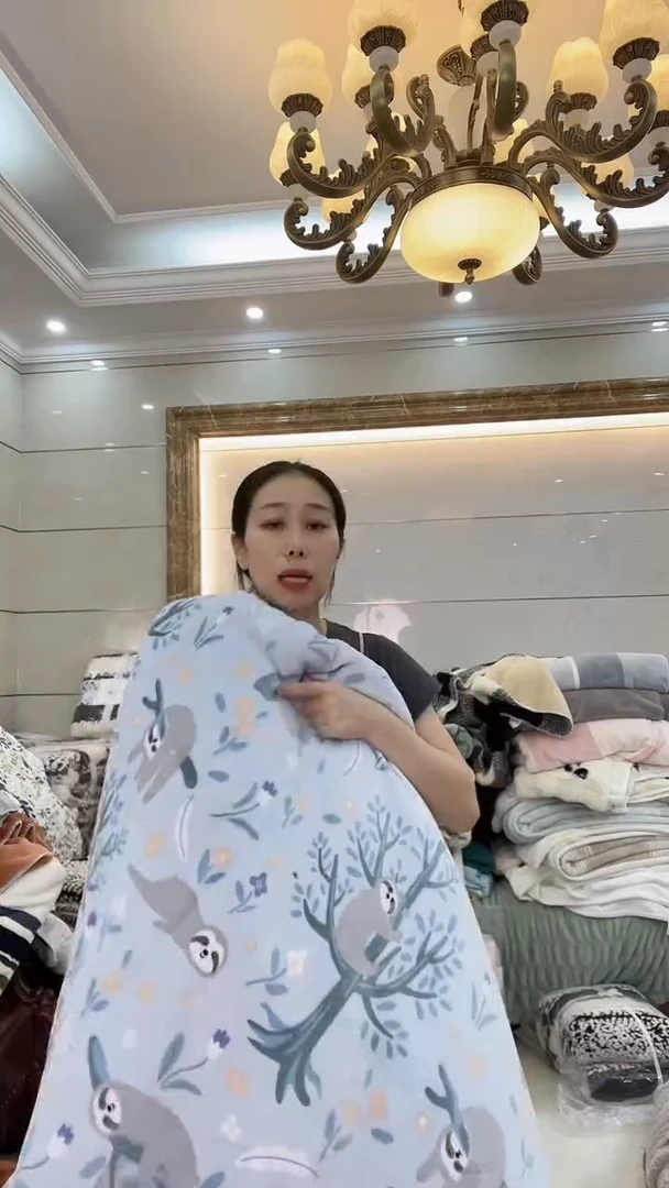 水貂毛150*200树懒被子