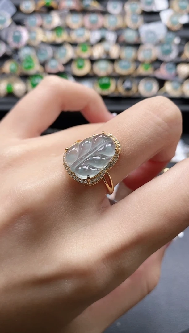 【闪购商品】翡翠戒指银S925镶嵌15151