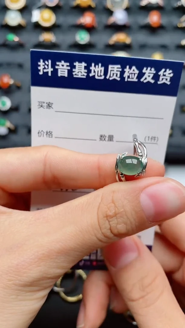 【闪购商品】翡翠戒指银S925镶嵌............