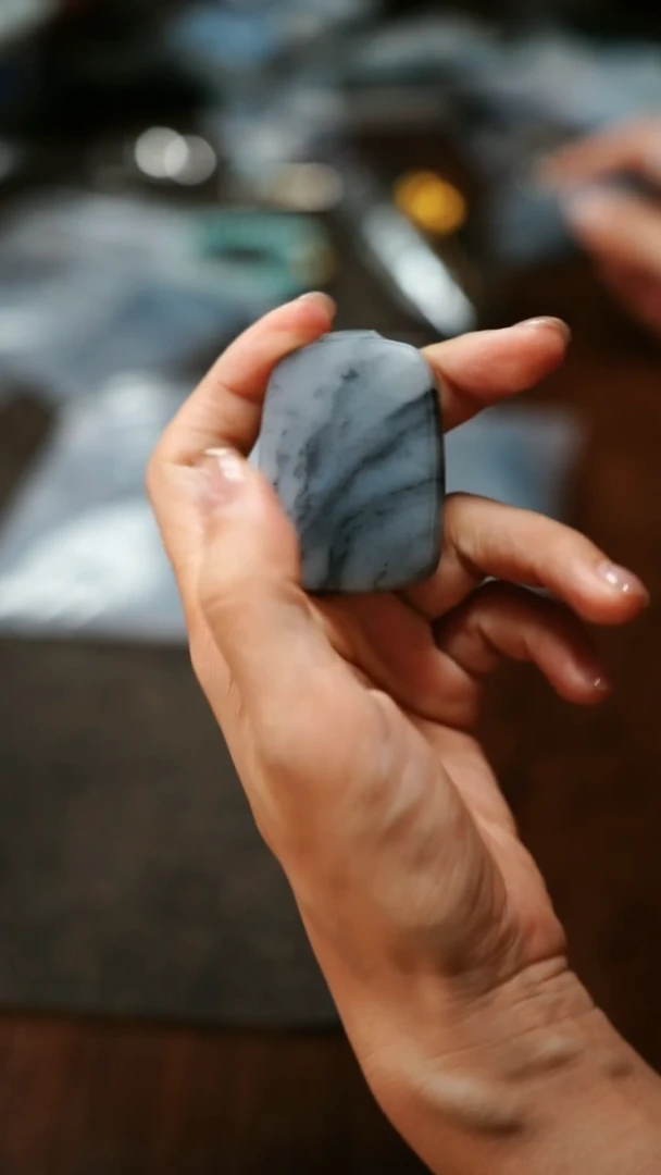 ?**姐憨憨甄选-水墨青花无事牌-茶具-茶器