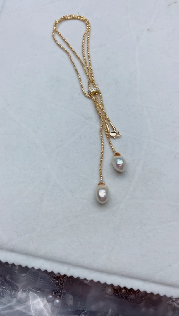 套链未镶嵌淡水珍珠多样性发其一，非无暇