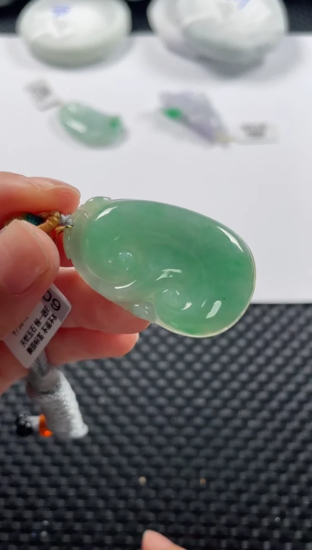 颈饰未镶嵌翡翠基地发货H 3032 如意