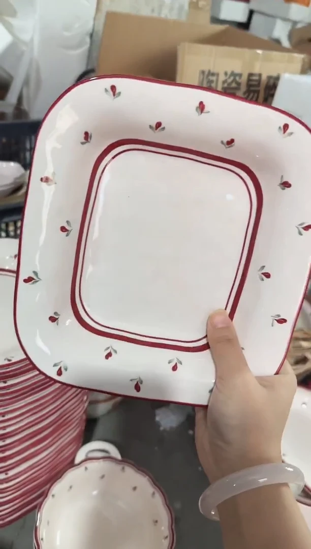 【8.5寸★2个】黑点针眼属正常陶瓷都有介意慎拍微瑕破损包赔