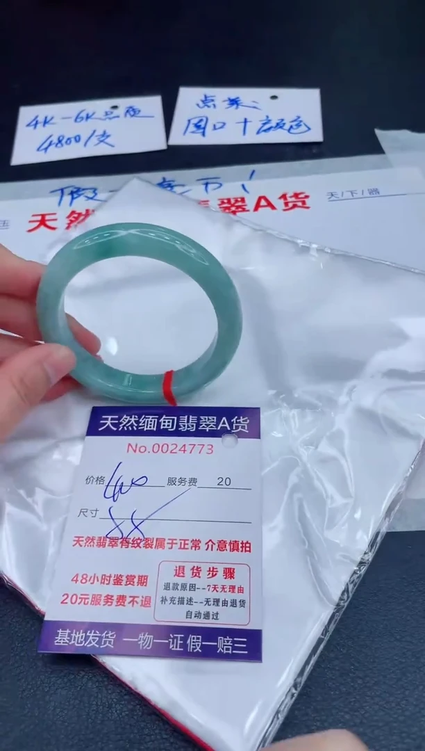 未镶嵌手镯翡翠400.00