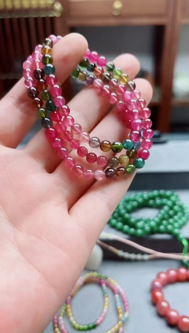 长串未镶嵌碧玺碧玺长串QJG