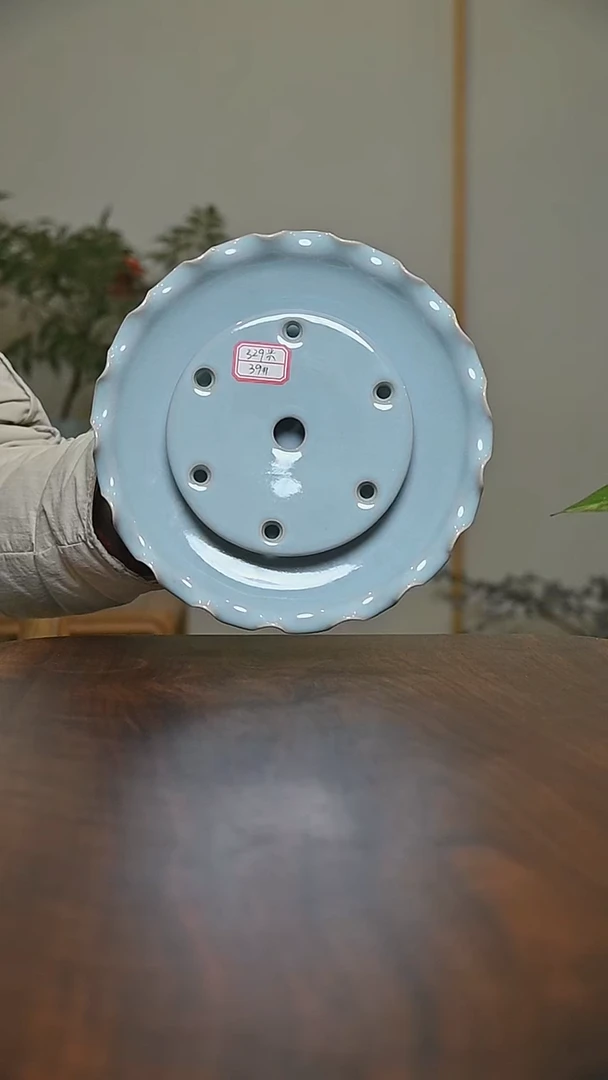 39#壶承 天青 微瑕 无款