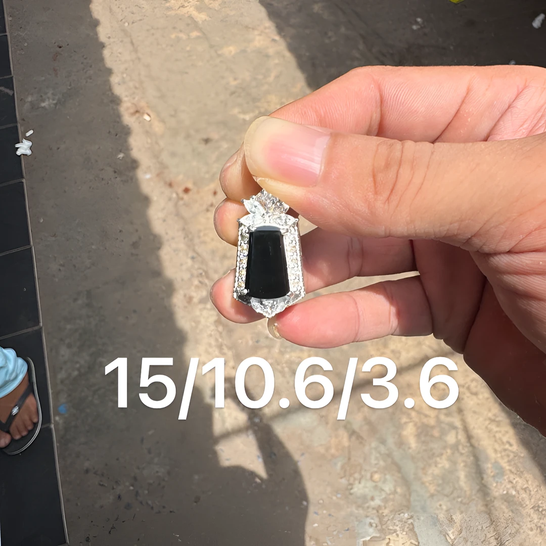 0922(小哪吒在源头)冰种翡翠墨翠无事牌黝黑铮亮饱满荧光足