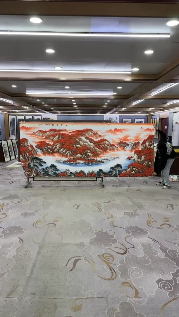 绘画Y-刘雪红-大丈二-山水画